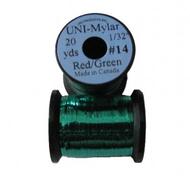 Плоский двухцветный люрекс UNI-MYLAR 3/64 (№12)