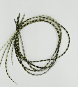 Перо петуха WHITING Grizzly Olive -5шт.