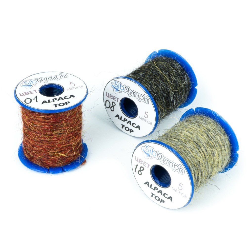 Пряжа SibNymph Alpaca Top 5m