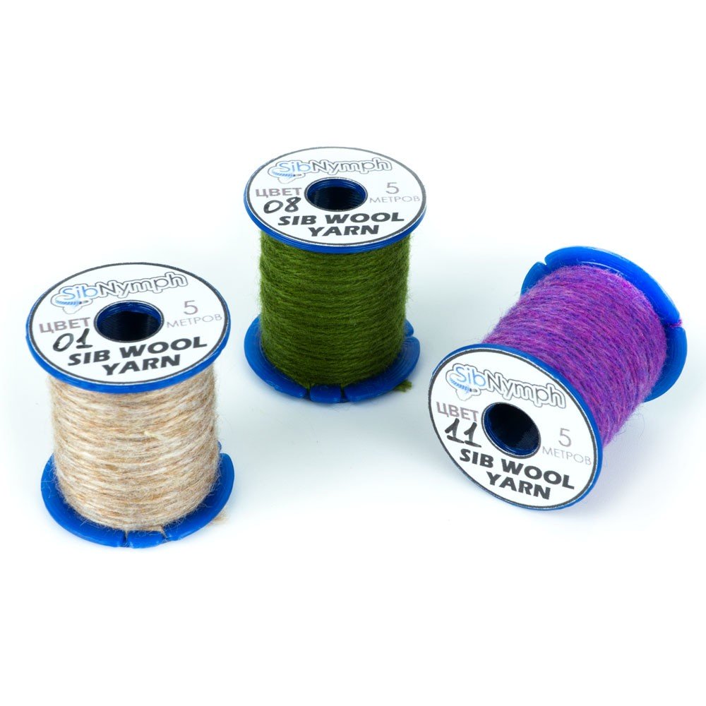 Пряжа SibNymph SIB WOOL YARN (шерстяная нить) 5m