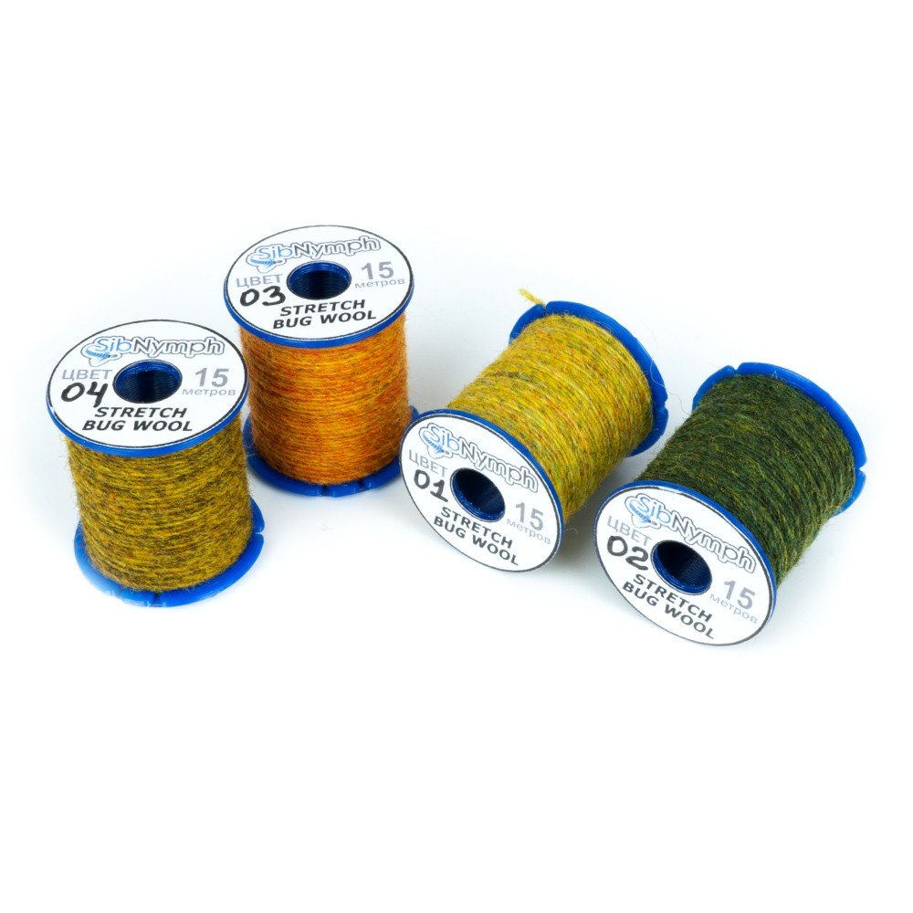 Пряжа SibNymph Stretch Bug Wool 15m