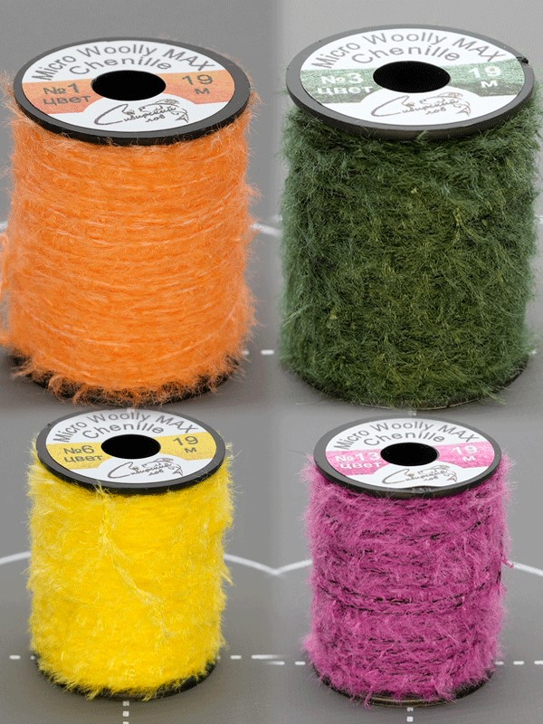 Синель Сибирский лов MICRO Woolly Chenille MAX 19m
