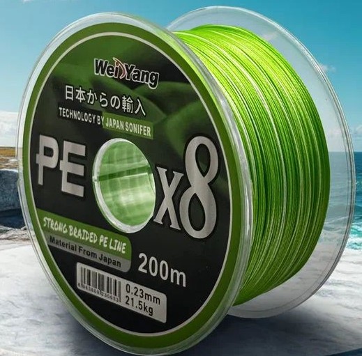 Плетеный шнур WeiYang PEх8  200m