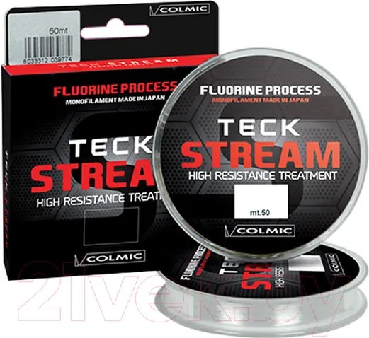 Леска COLMIC TECK STREAM 0.103mm (clear) monofilament 50 m 