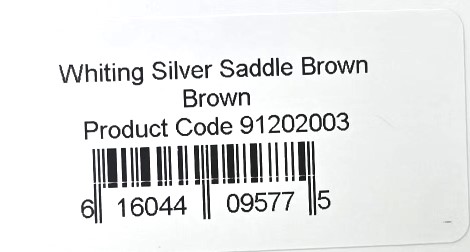 WHITING Петушиное седло Silver Saddle Brown (№12-18)