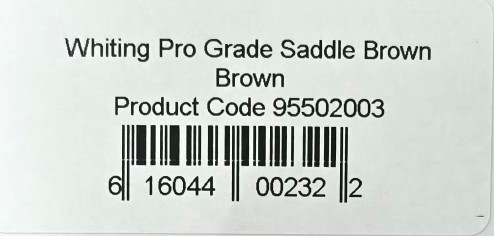 WHITING Петушиное седло Pro Grade Saddle Brown (№14-18)