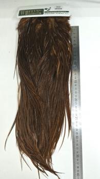 WHITING Петушиное седло Hebert Pro Grade Saddle White dyed Brown (№12-14)