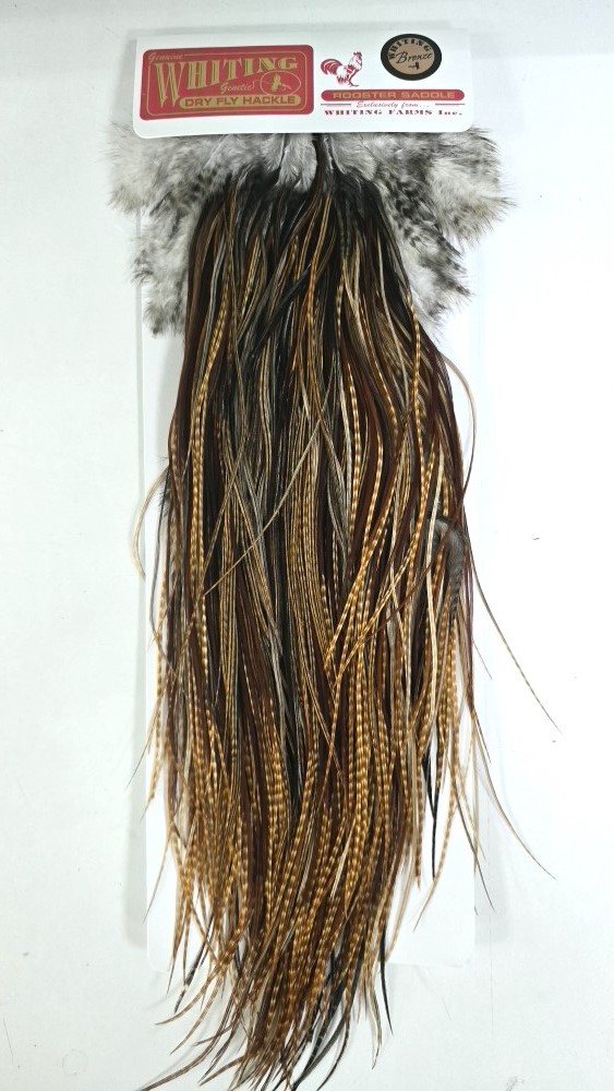 WHITING Петушиное седло Bronze Saddle Barred Dark Ginger (№12-16)